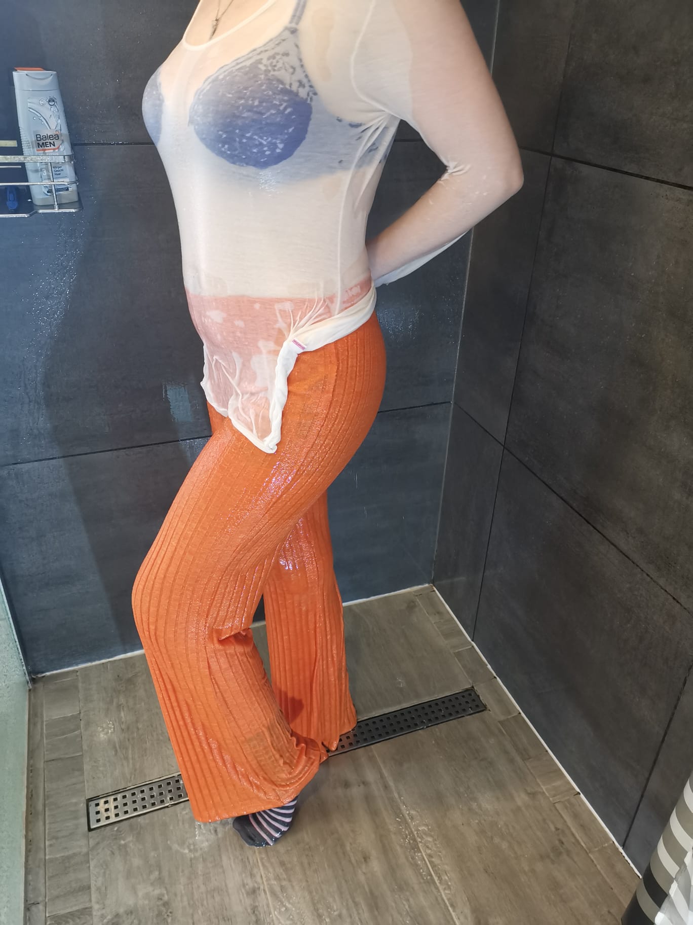 orange-strickhose-wetlook-wetlook-shop-de